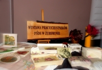 Wystawa prac uczestników PŚDS w Internacie przy ZSP w Żurominie